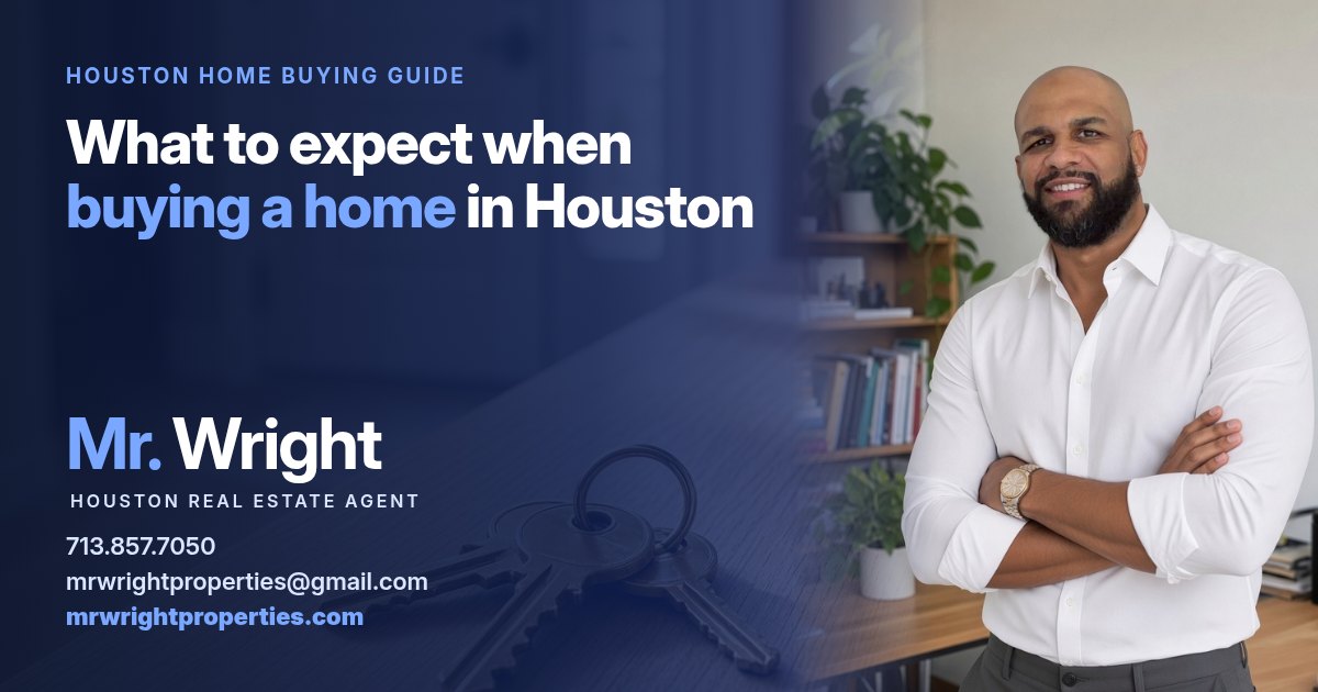 Featured image for "What to expect when buying a home in Houston" with Mr. Wright, Houston real estate agent